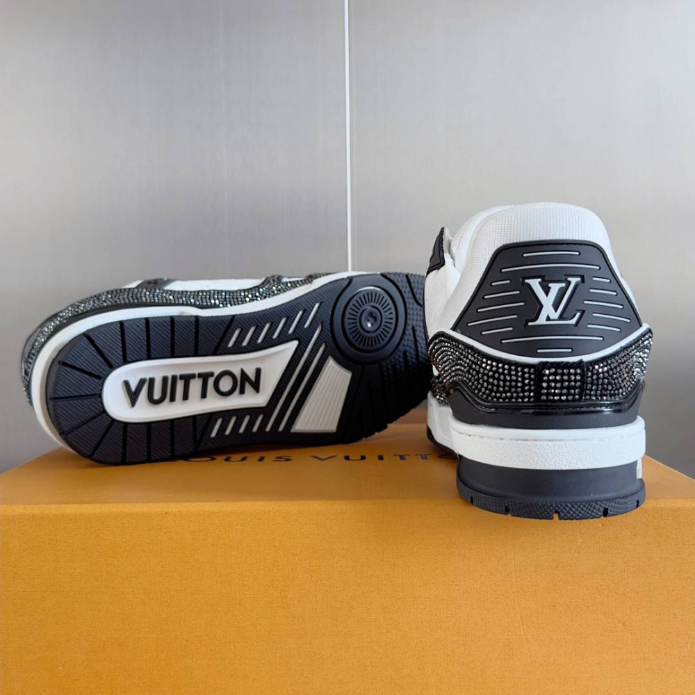 LV Trainer Sneaker White Black Panda-073 LV Trainer Sneaker White Black Panda-073