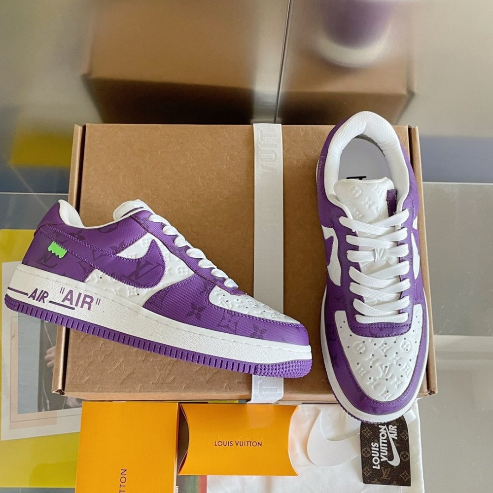 Louis Vuitton Air Force 1 Low Purple Louis Vuitton Air Force 1 Low Purple