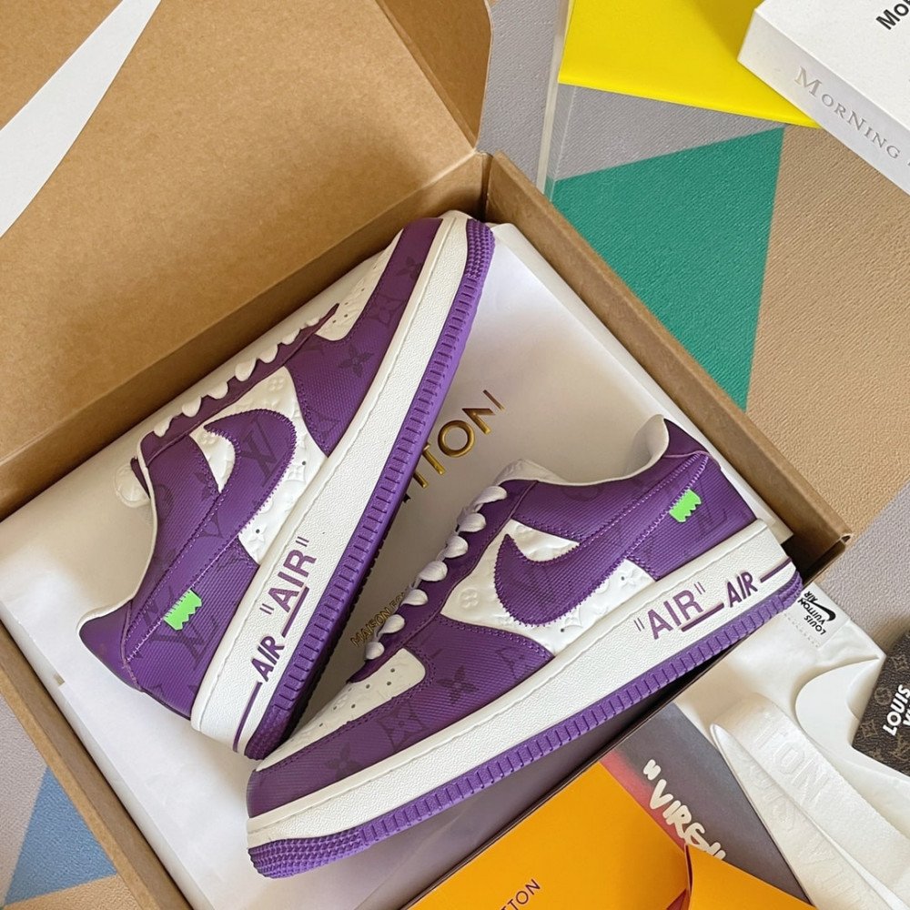 Louis Vuitton Air Force 1 Low Purple Louis Vuitton Air Force 1 Low Purple