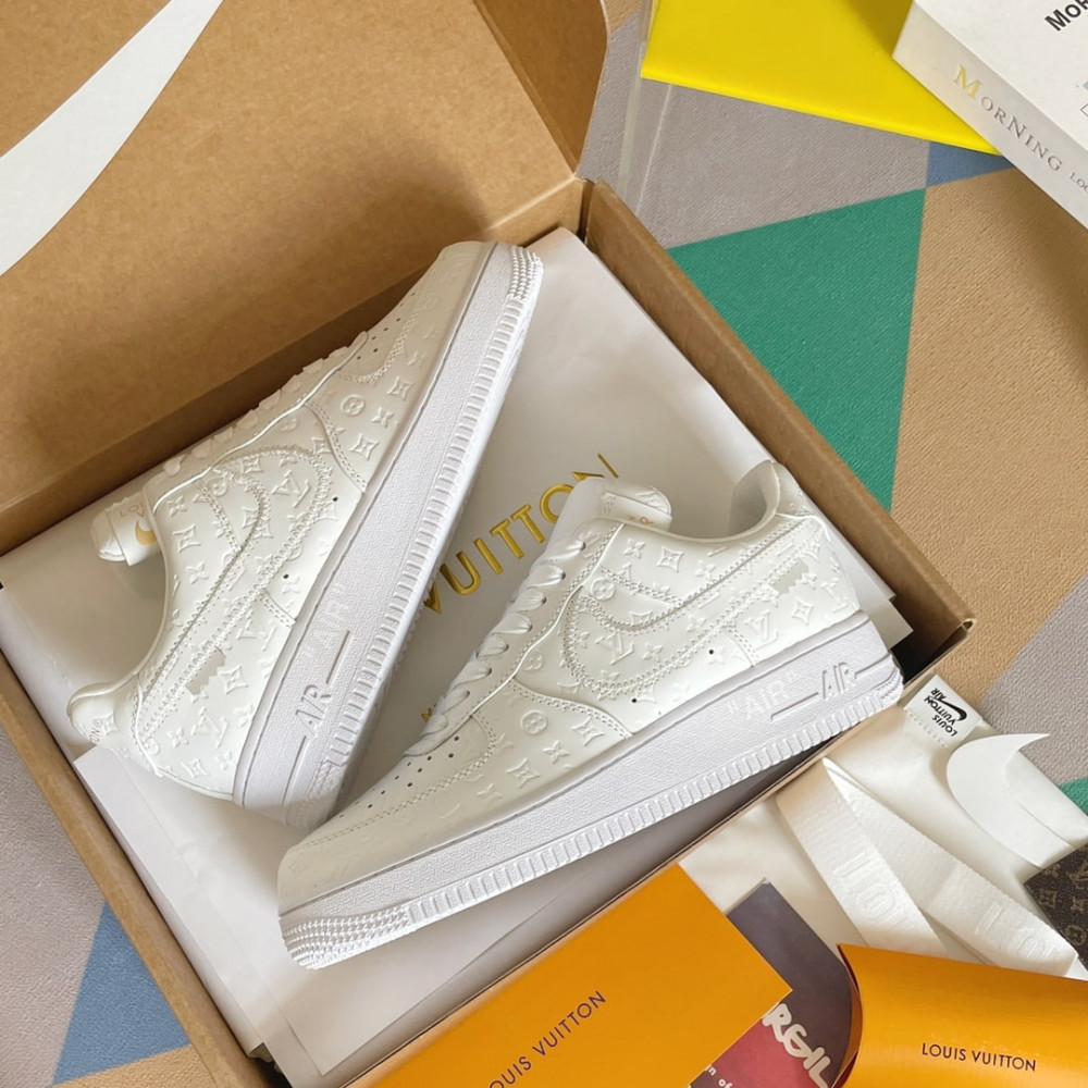 Louis Vuitton Air Force 1 Low White