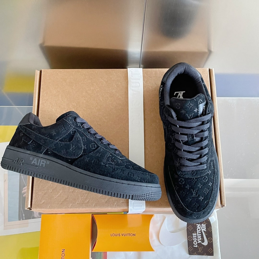 Louis Vuitton Air Force 1 Low Black