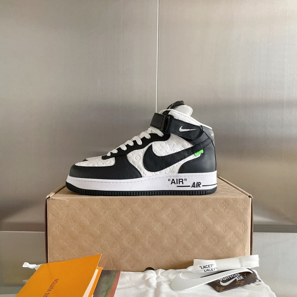 Louis Vuitton Air Force 1 Hige White/Black