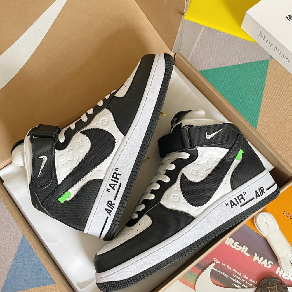 Louis Vuitton Air Force 1 Hige White/Black