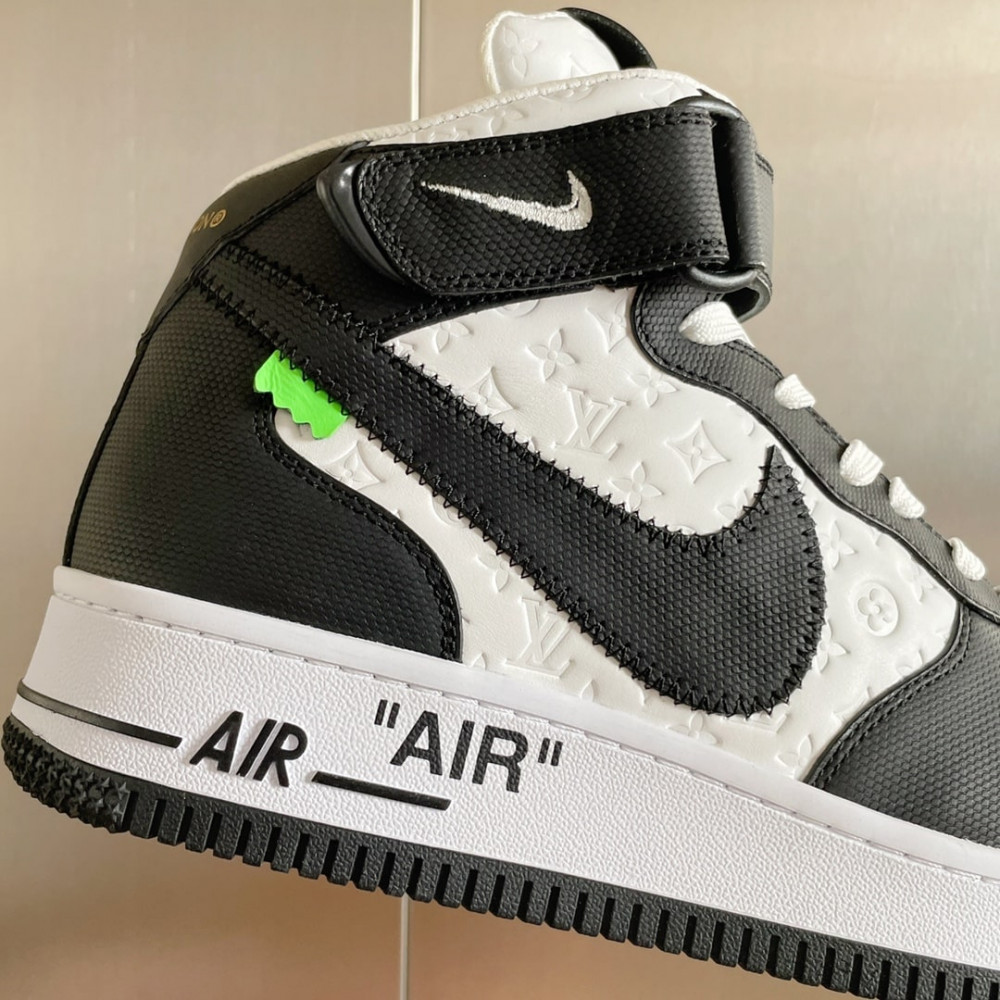 Louis Vuitton Air Force 1 Hige White/Black