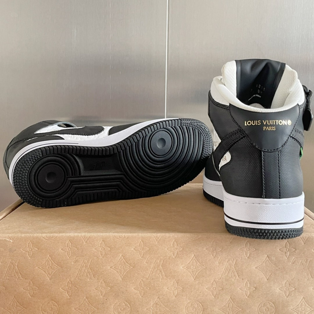 Louis Vuitton Air Force 1 Hige White/Black