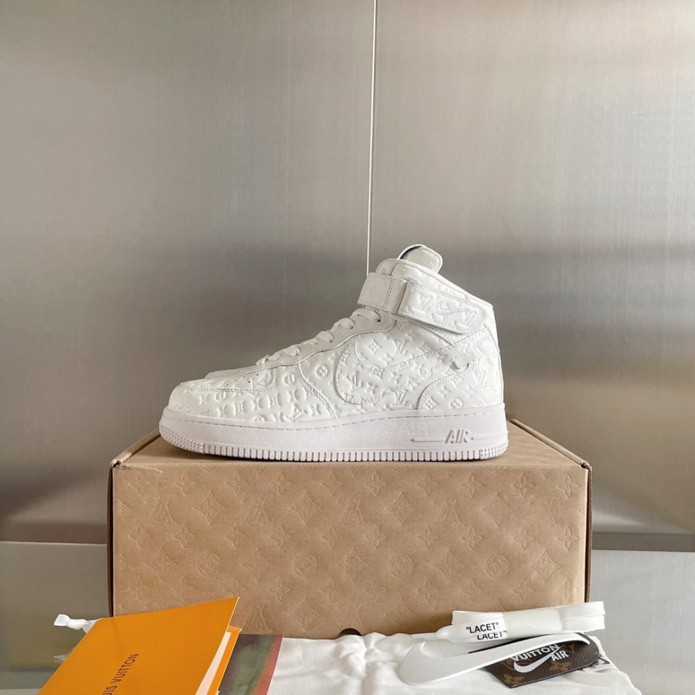 Louis Vuitton Air Force 1 Hige White