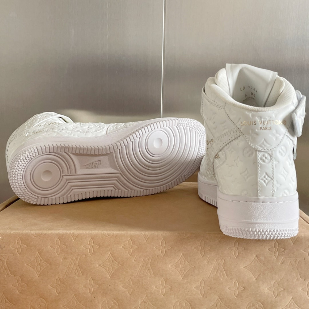 Louis Vuitton Air Force 1 Hige White