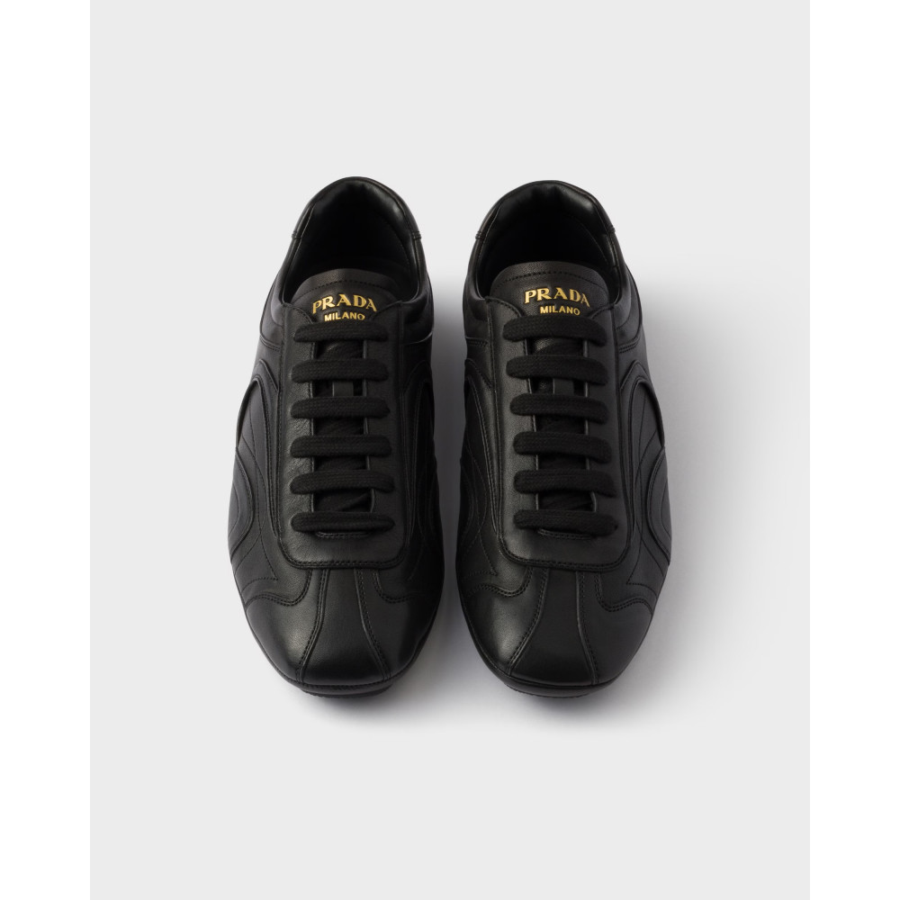 Montecarlo Re-Edition 2005 antiqued nappa leather sneakers 