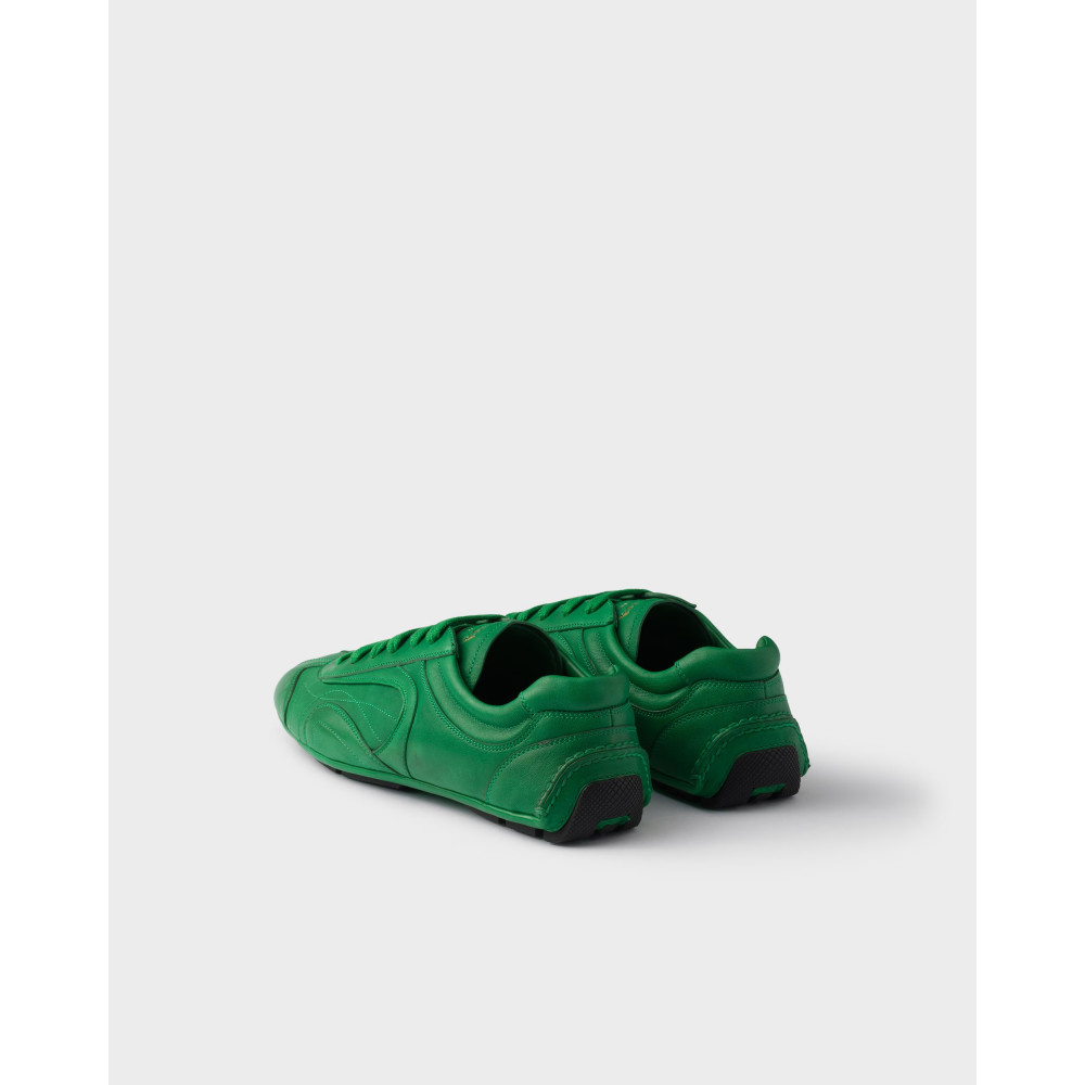Montecarlo Re-Edition 2005 antiqued nappa leather sneakers 