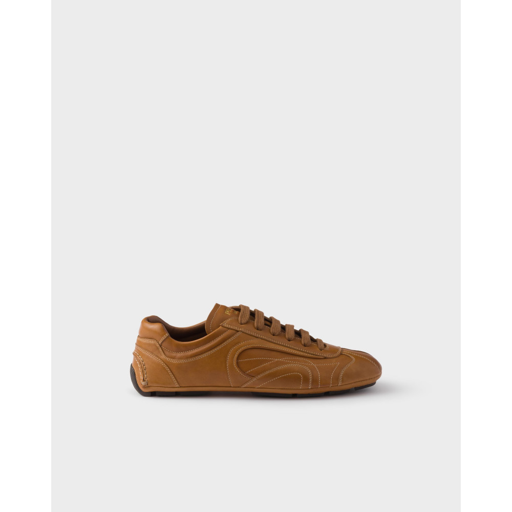 Montecarlo Re-Edition 2005 antiqued nappa leather sneakers  