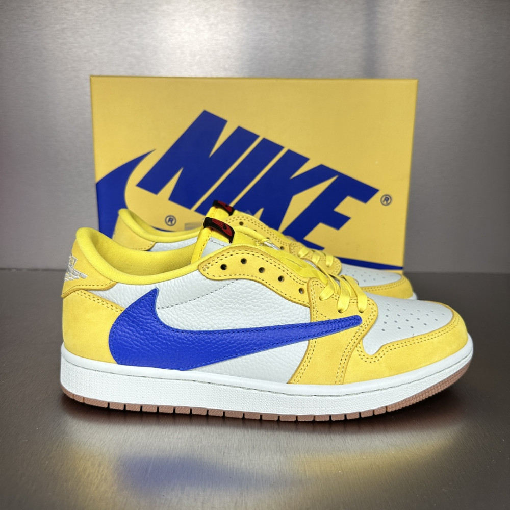Air Jordan 1 Retro Low OG SP x Travis Scott 'Canary'