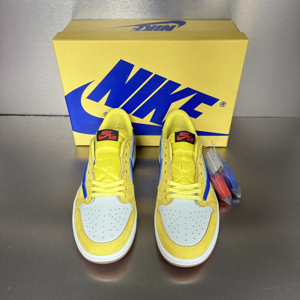 Air Jordan 1 Retro Low OG SP x Travis Scott 'Canary'