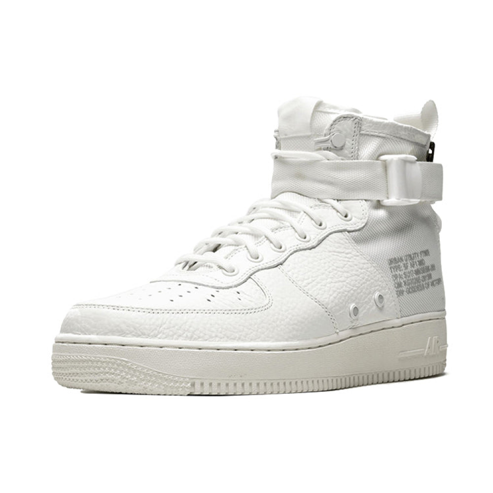 Nike SF Air Force 1 Mid  Triple Ivory  AA6655-100