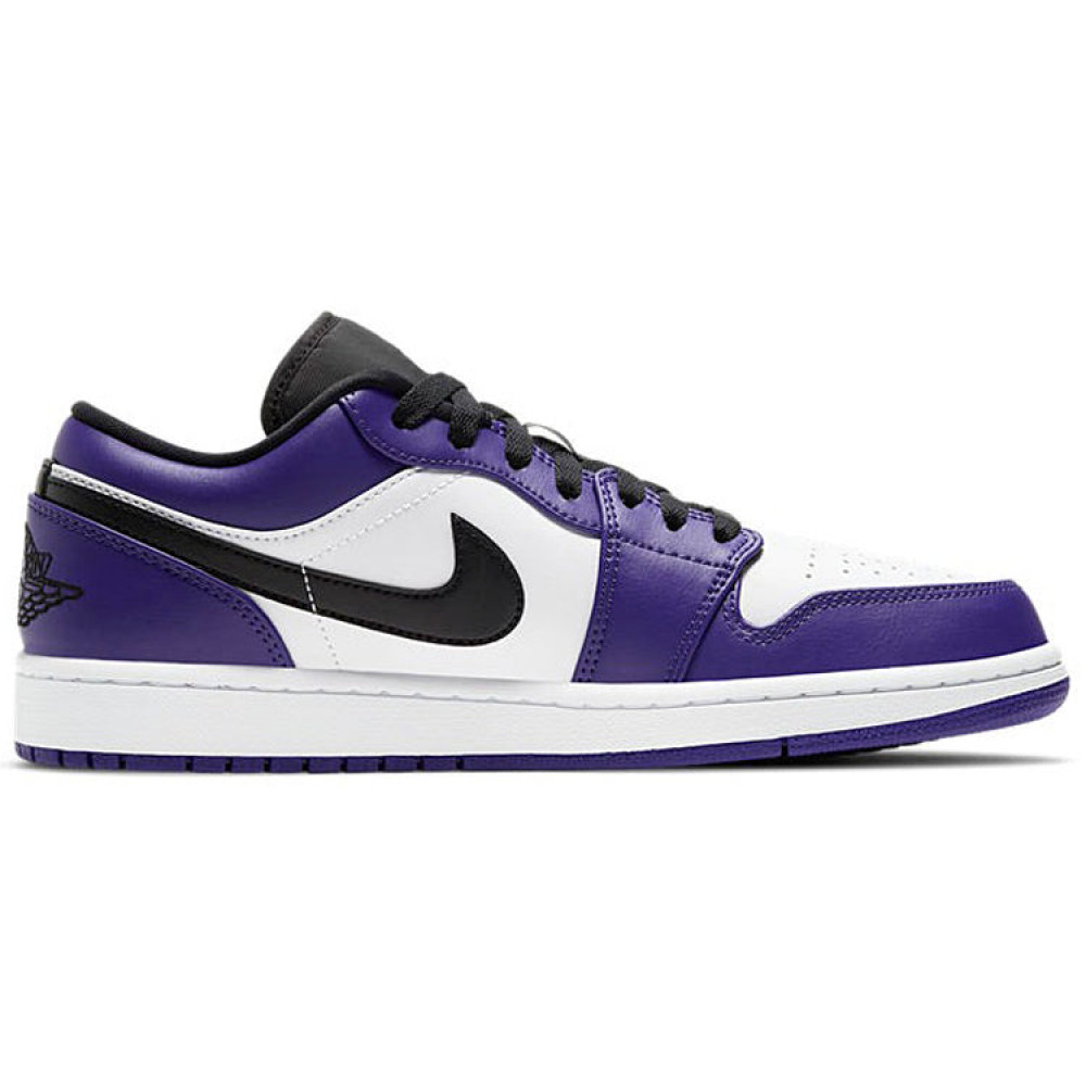 Air Jordan 1 Low Court Purple White 553558-500 Air Jordan 1 Low Court Purple White 553558-500