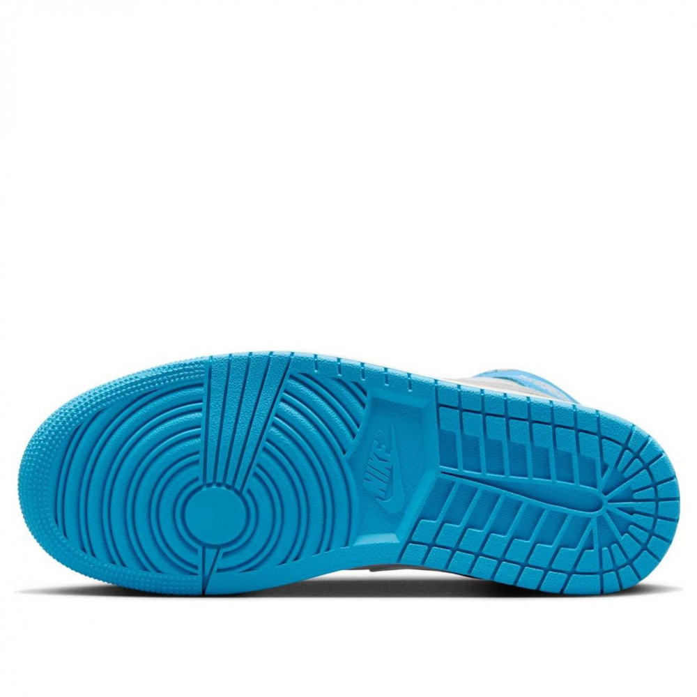 (WMNS) Air Jordan 1 Mid  Dark Powder Blue  BQ6472-400
