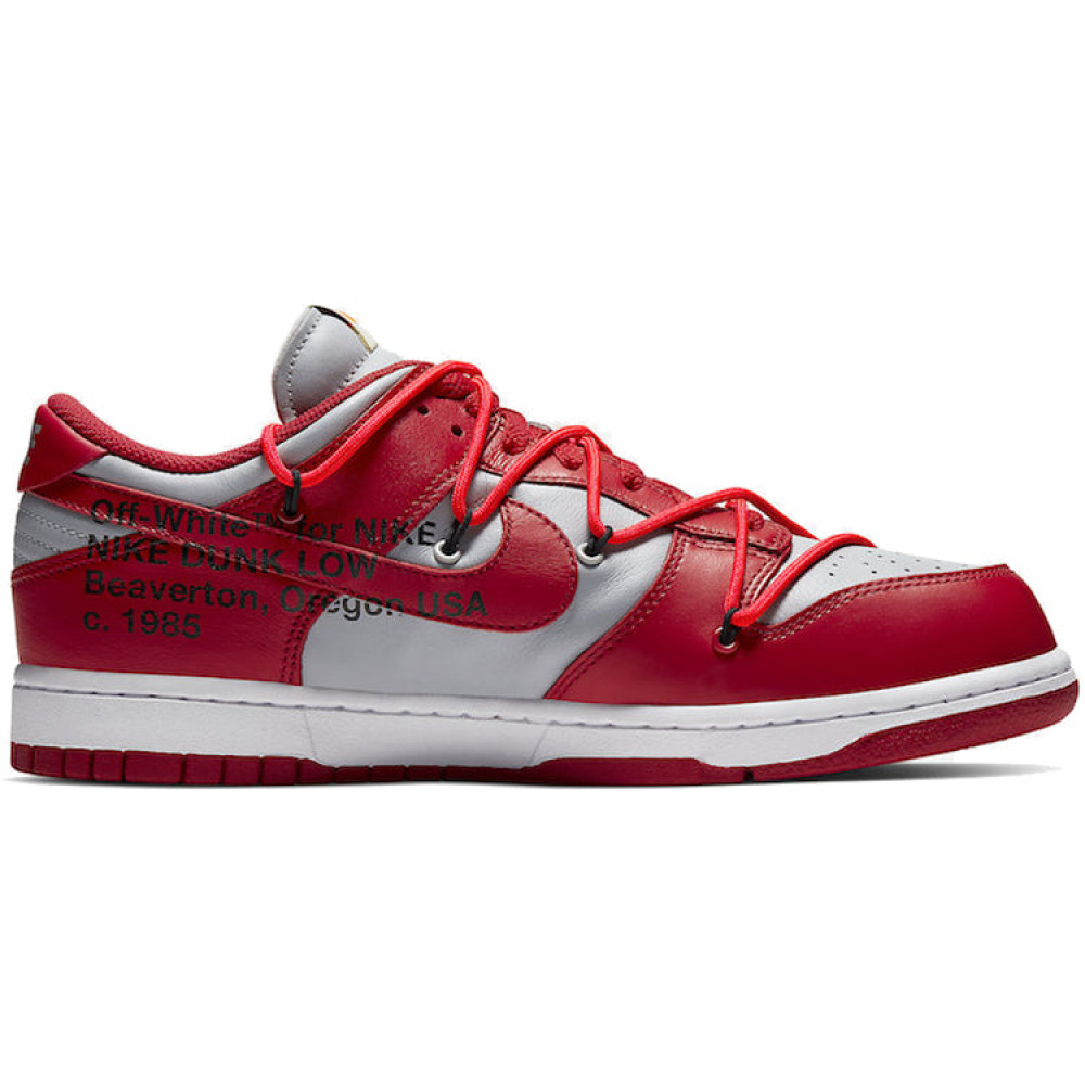 Nike x Off-White Dunk Low University Red CT0856-600 Nike x Off-White Dunk Low University Red CT0856-600