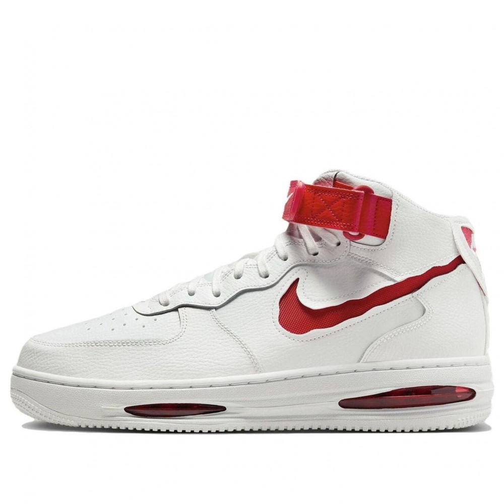 Nike Air Force 1 Mid Evo  White University Red  FB1374-102