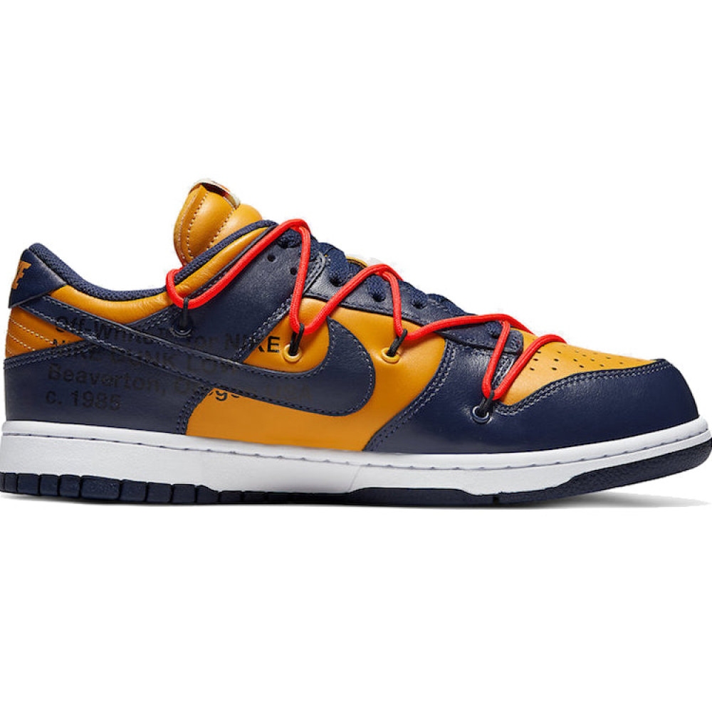 Nike x Off-White Dunk Low University Gold CT0856-700 Nike x Off-White Dunk Low University Gold CT0856-700
