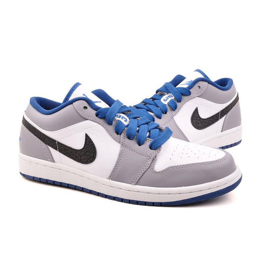 Air Jordan 1 Low  Cement True Blue  553558-103