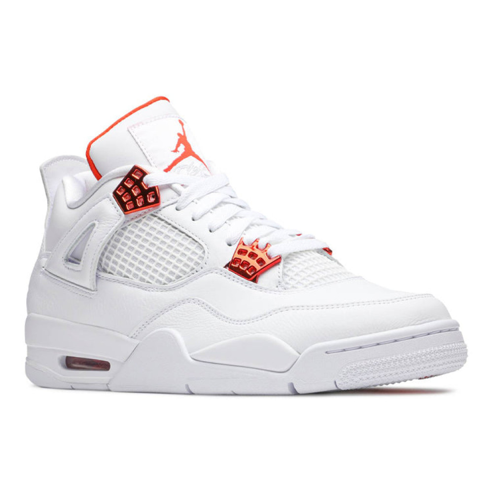 (GS) Air Jordan 4 Retro  Orange Metallic  408452-118