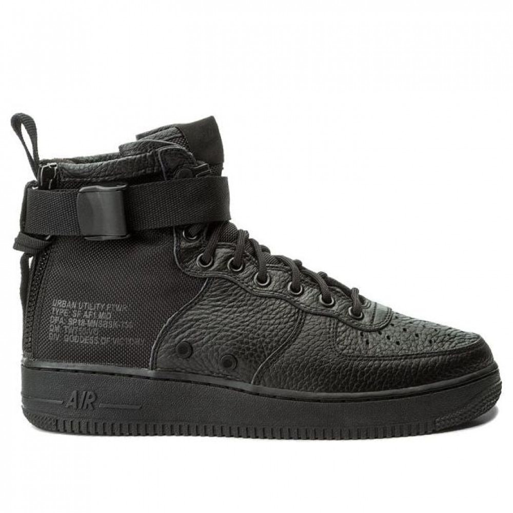 Nike SF Air Force 1 Mid  Triple Black  917753-005