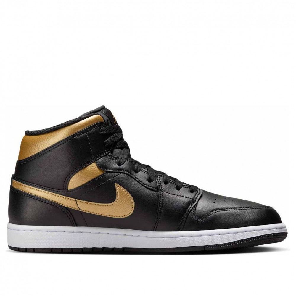 Air Jordan 1 Mid Black Metallic Gold DQ8426-071 Air Jordan 1 Mid Black Metallic Gold DQ8426-071