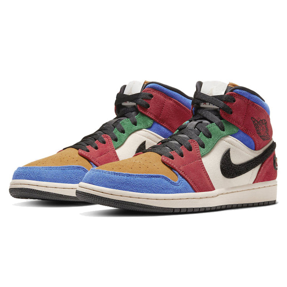 Air Jordan 1 Mid x Blue The Great Fearless CU2805-100 Air Jordan 1 Mid x Blue The Great Fearless CU2805-100