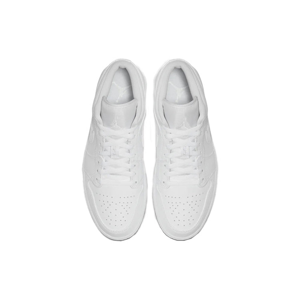 Air Jordan 1 Low  Triple White  553558-126