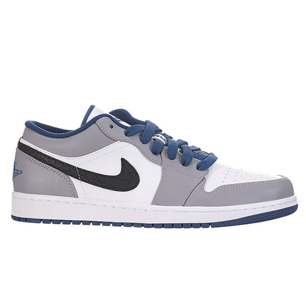 Air Jordan 1 Low  Cement True Blue  553558-103