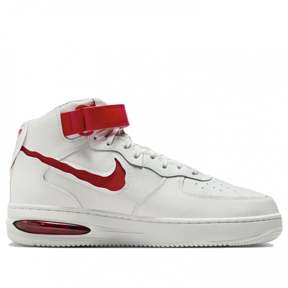 Nike Air Force 1 Mid Evo  White University Red  FB1374-102