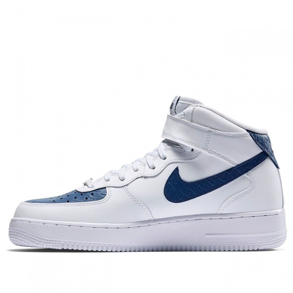 Nike Air Force 1 Mid 07 White Blue Legend 315123-125 Nike Air Force 1 Mid 07 White Blue Legend 315123-125