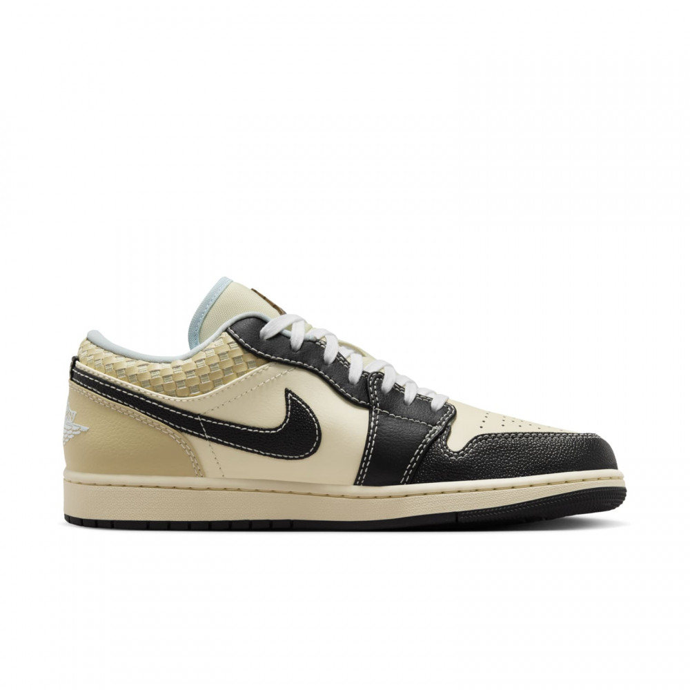 Air Jordan 1 Low SE Coconut Milk Black Muslin HQ3437-101 Air Jordan 1 Low SE Coconut Milk Black Muslin HQ3437-101