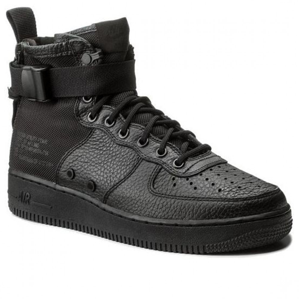 Nike SF Air Force 1 Mid  Triple Black  917753-005