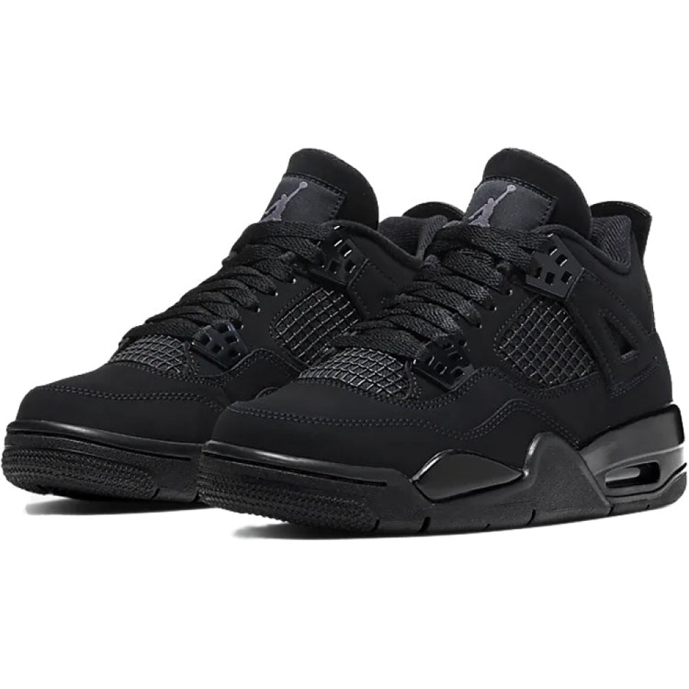 (GS) Air Jordan 4 Retro Black Cat 2020 408452-010 (GS) Air Jordan 4 Retro Black Cat 2020 408452-010