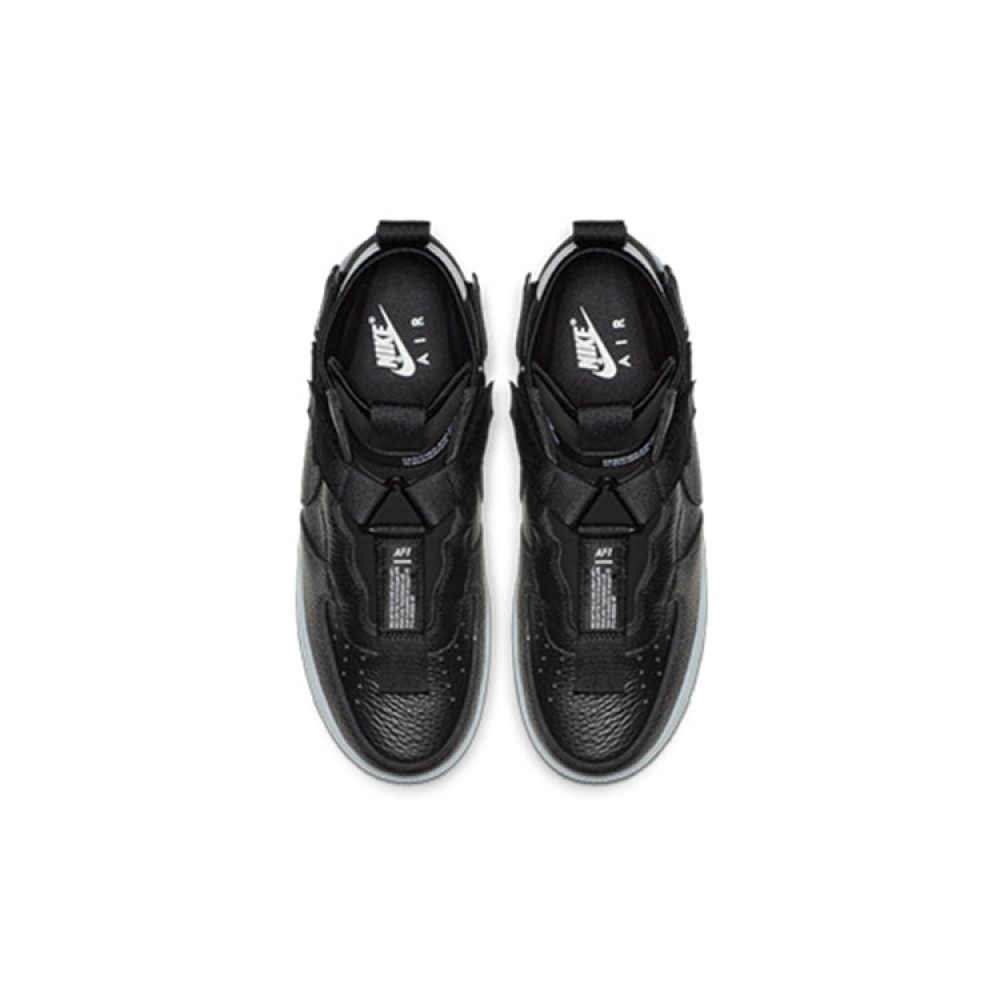 Nike Air Force 1 Mid Utility  Black Half Blue  AQ9758-001