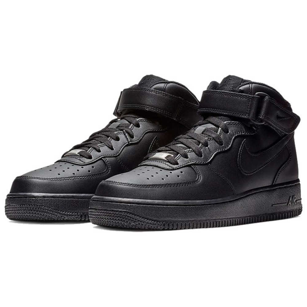 Nike Air Force 1 Mid  07  Triple Black 2016  315123-001