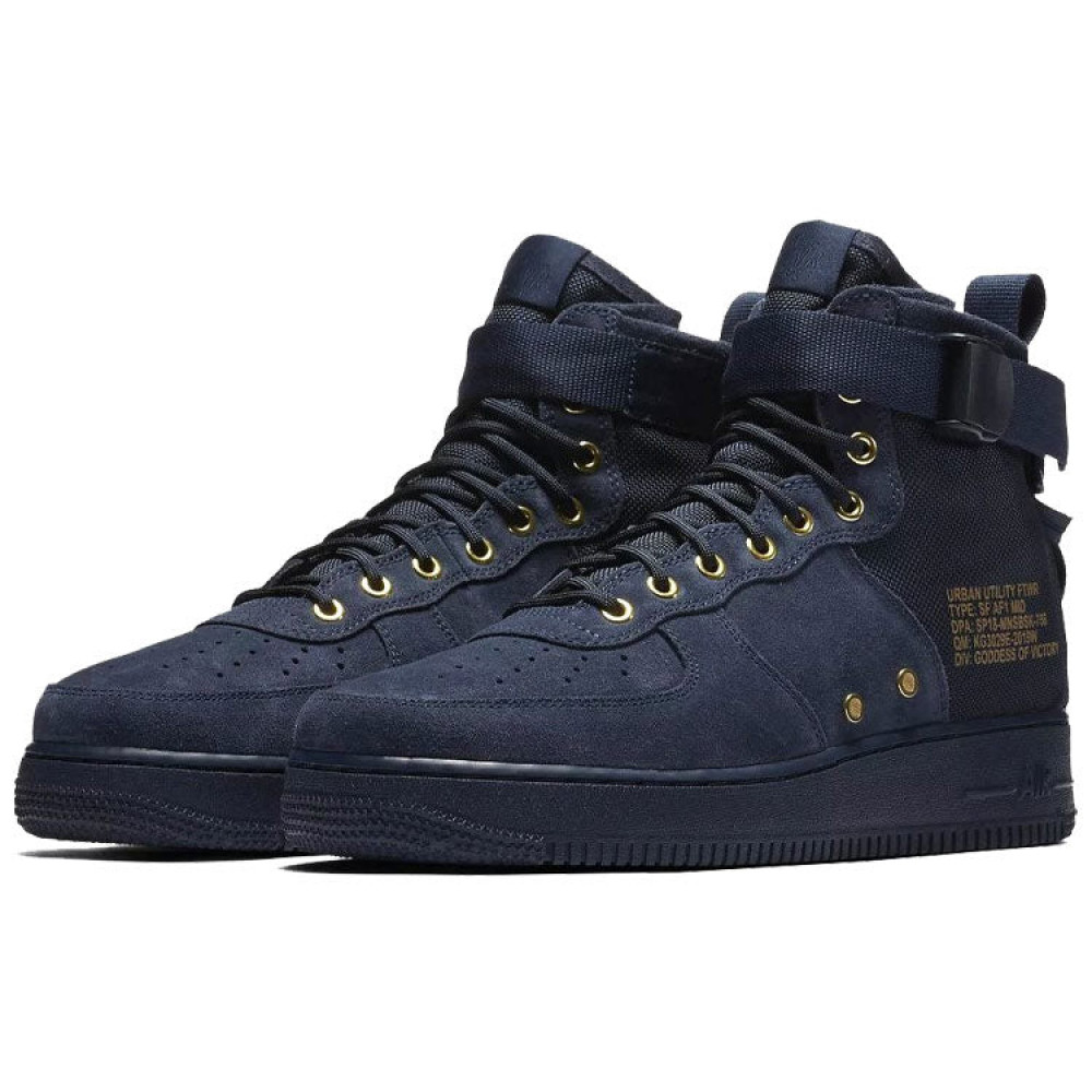 Nike SF Air Force 1 Mid  Obsidian  917753-400