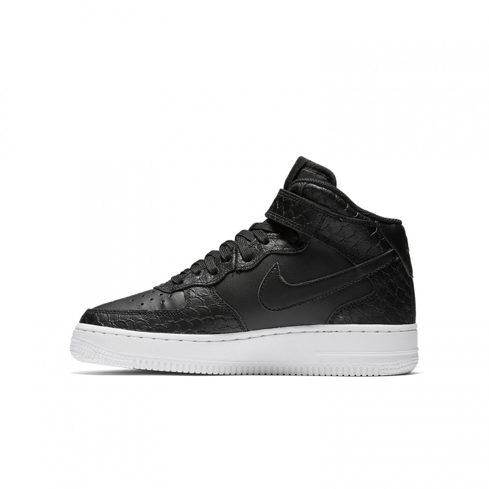 (GS) Nike Air Force 1 Mid  Black Snake  820342-001