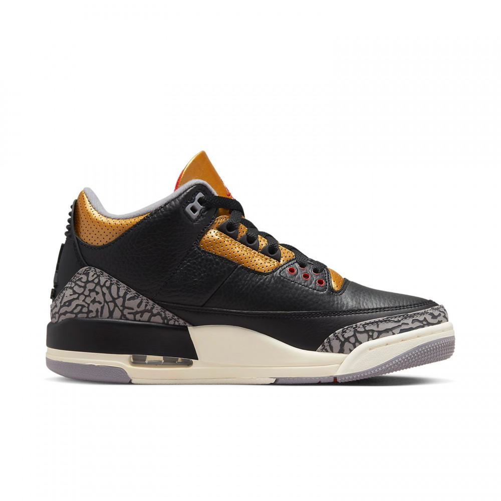 (WMNS) Air Jordan 3 Retro Black Gold CK9246-067 (WMNS) Air Jordan 3 Retro Black Gold CK9246-067