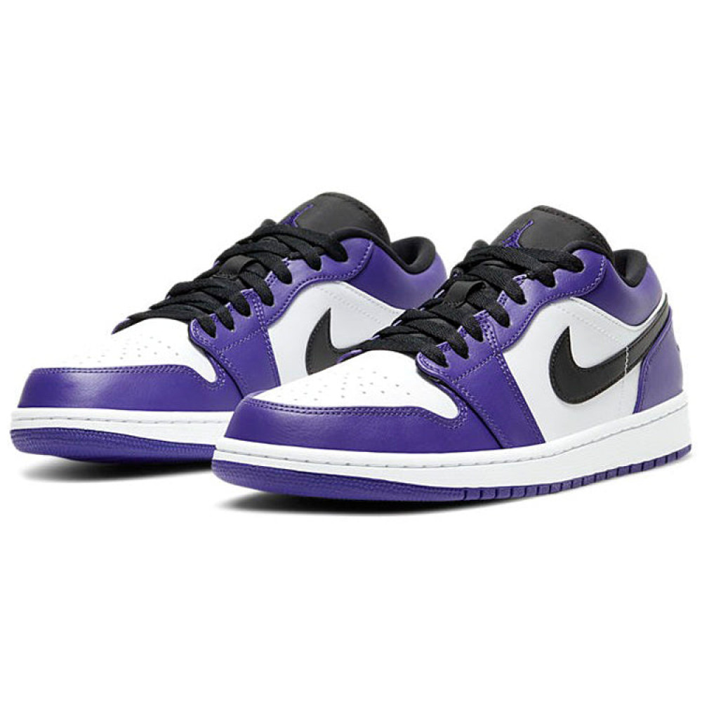 Air Jordan 1 Low Court Purple White 553558-500 Air Jordan 1 Low Court Purple White 553558-500