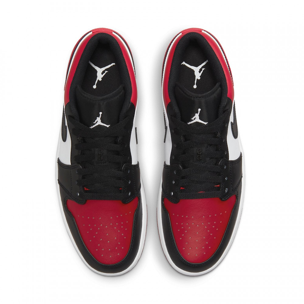Air Jordan 1 Low  Bred Toe  553558-612