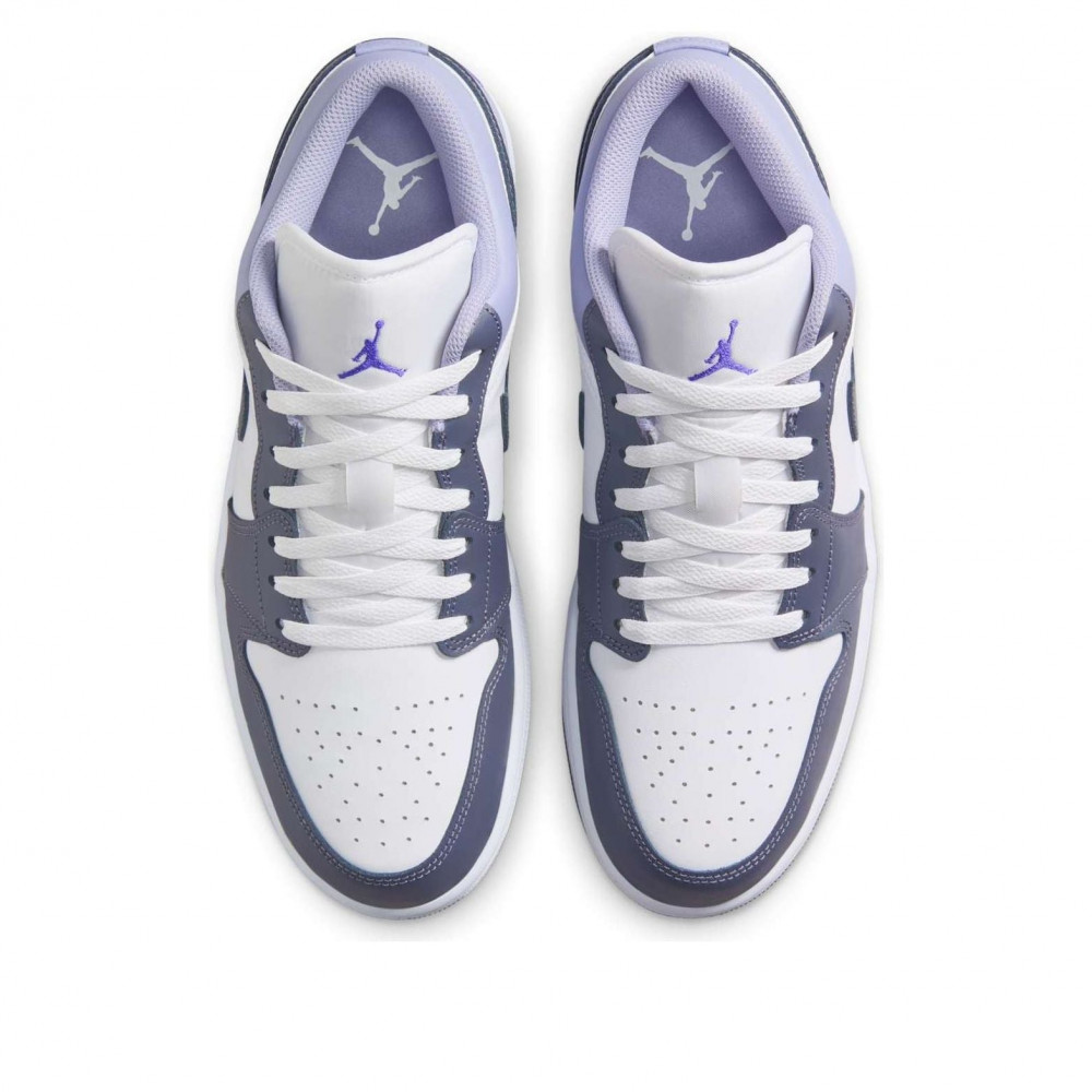 Air Jordan 1 Low White Purple 553558-145 Air Jordan 1 Low White Purple 553558-145