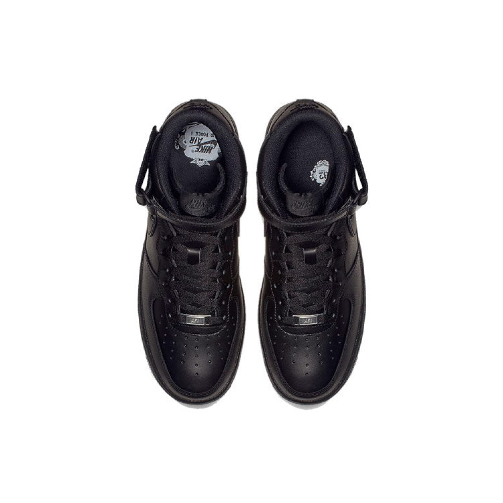 Nike Air Force 1 Mid  07  Triple Black 2016  315123-001