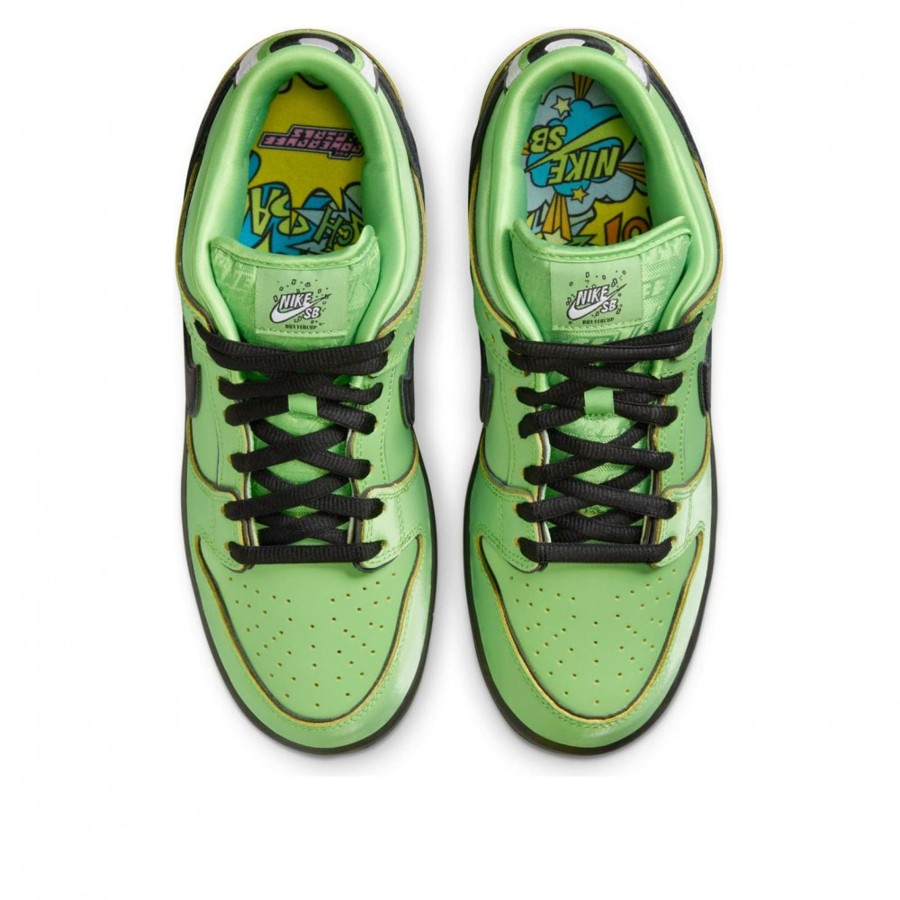 Nike x The Powerpuff Girls SB Dunk Low Prox QS  Buttercup  FZ8319-300