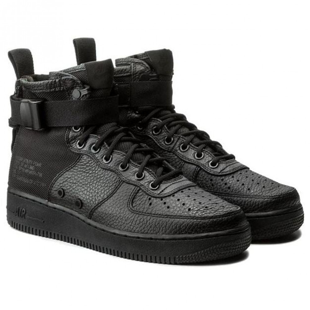 Nike SF Air Force 1 Mid  Triple Black  917753-005