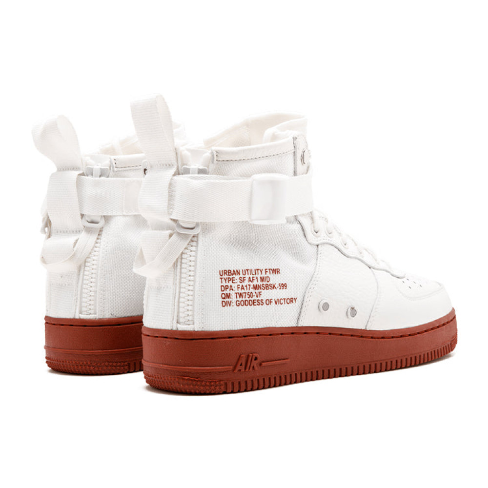 Nike SF Air Force 1 Mid  Red Ivory  917753-100