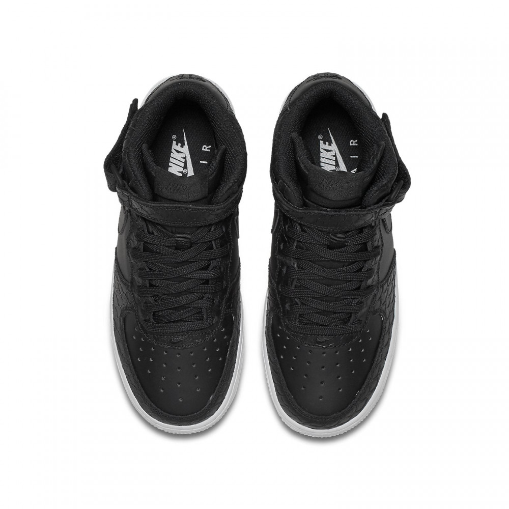 (GS) Nike Air Force 1 Mid  Black Snake  820342-001