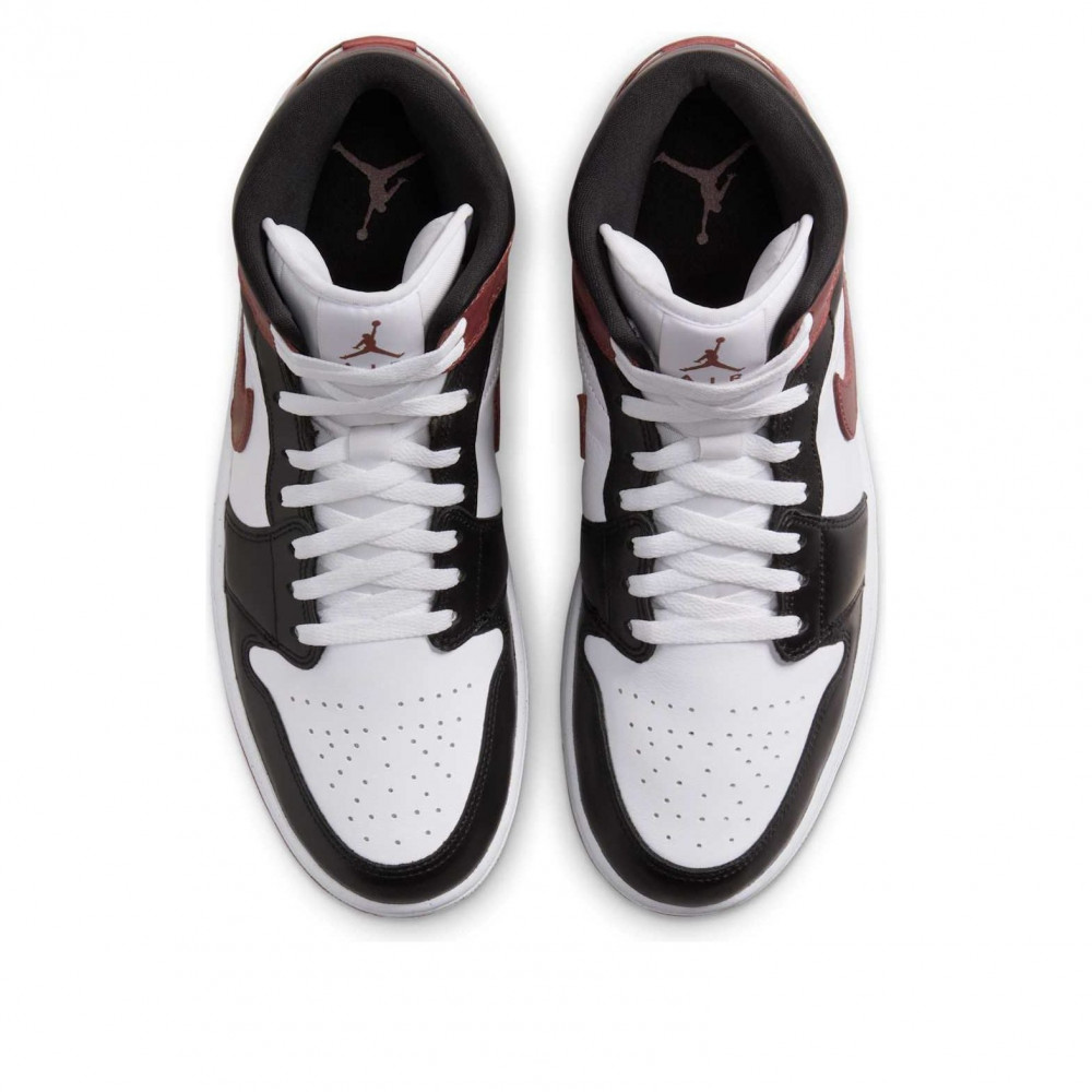 Air Jordan 1 Mid White Red Black HF3216-102 Air Jordan 1 Mid White Red Black HF3216-102