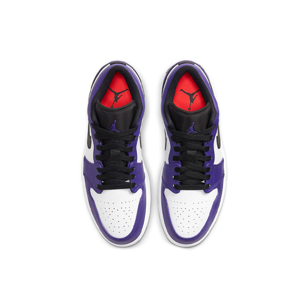 Air Jordan 1 Low Court Purple White 553558-500 Air Jordan 1 Low Court Purple White 553558-500