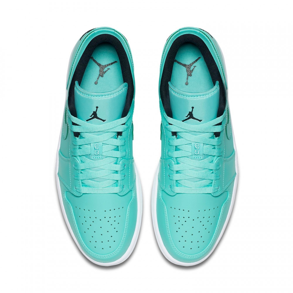 Air Jordan 1 Retro Low  Hyper Turquoise  553558-304